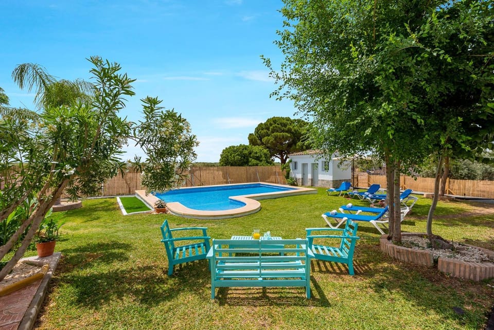 Property building, Living room, Swimming pool