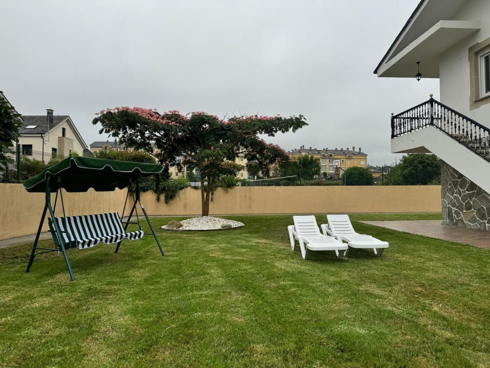 Spring, Day, Garden, Garden view, sunbed