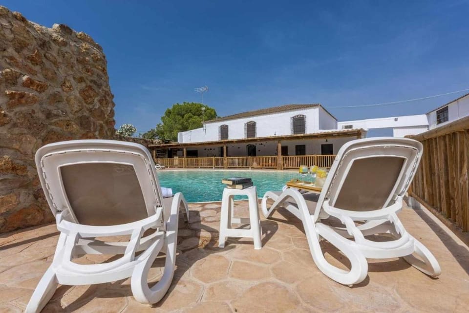 Property building, Living room, Swimming pool