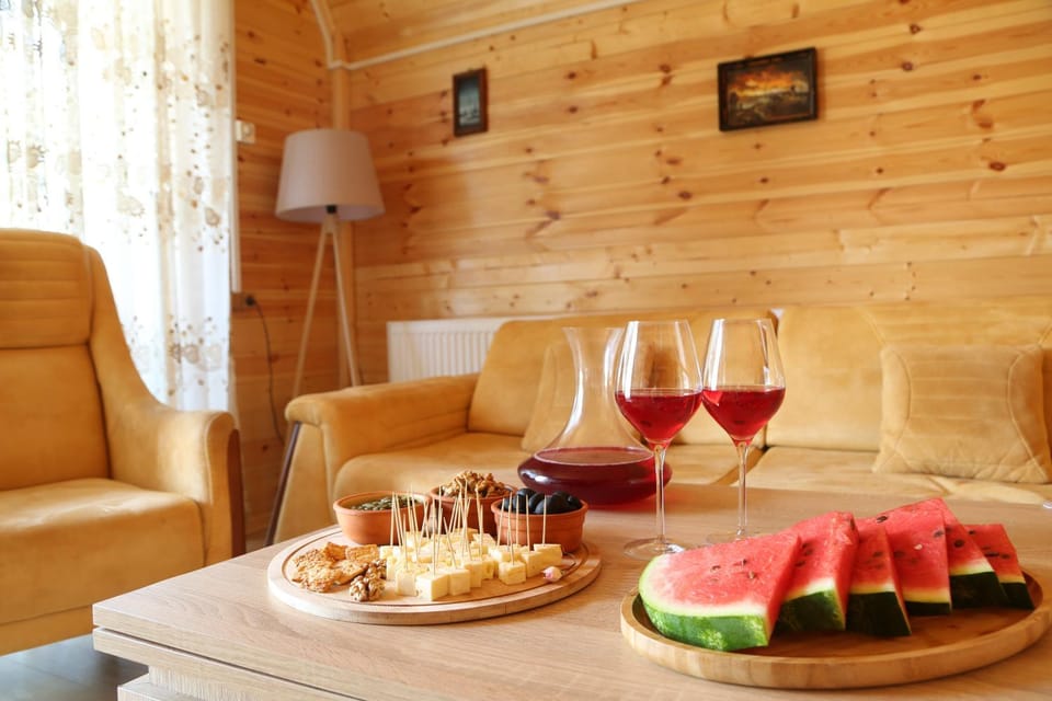 Peradze Wine Cellar Vineyard Cottages Chalet in Georgia