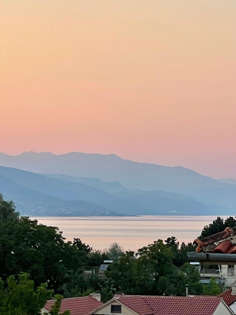 Lake view, Sunset