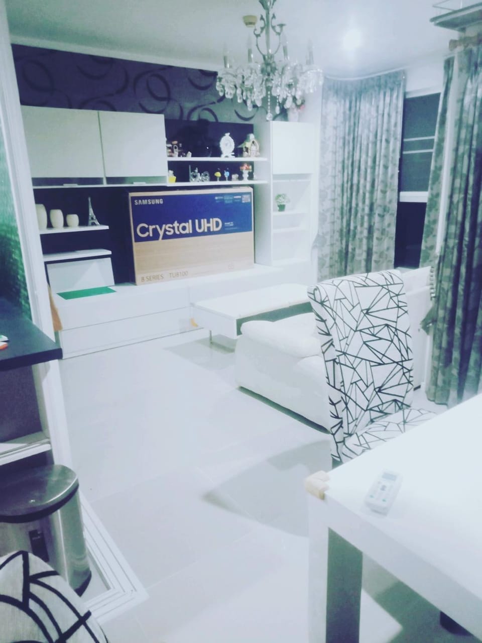 Kitchen or kitchenette, Living room, Seating area, Dining area, Sea view, Sea view