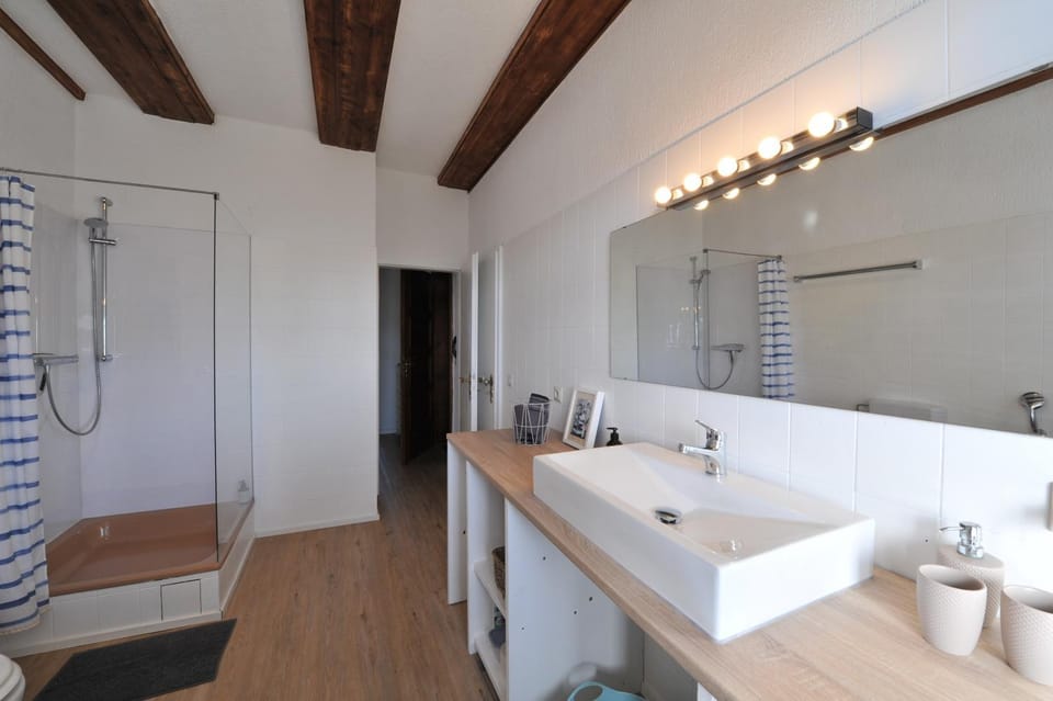 Bathroom, Living room