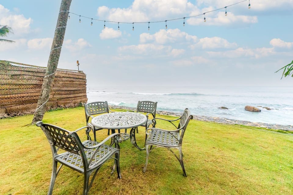 Natural landscape, Seating area, Sea view