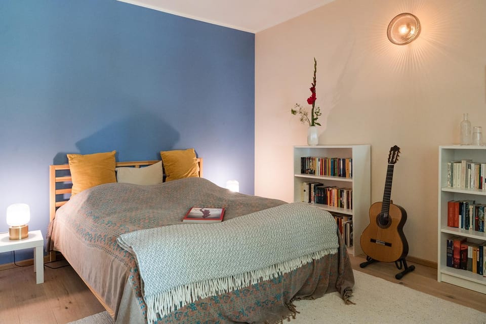 Bed, Library, Bedroom