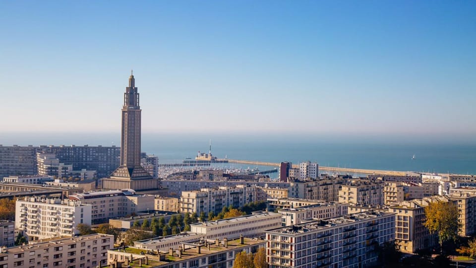 Day, City view, Sea view