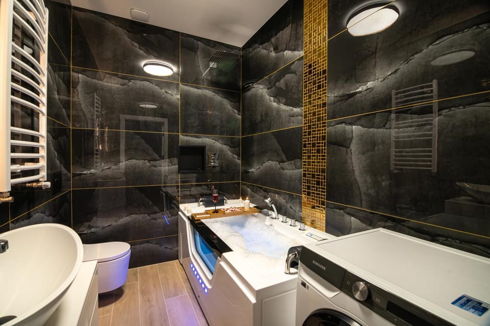 Shower, Bathroom, Bath, washing machine