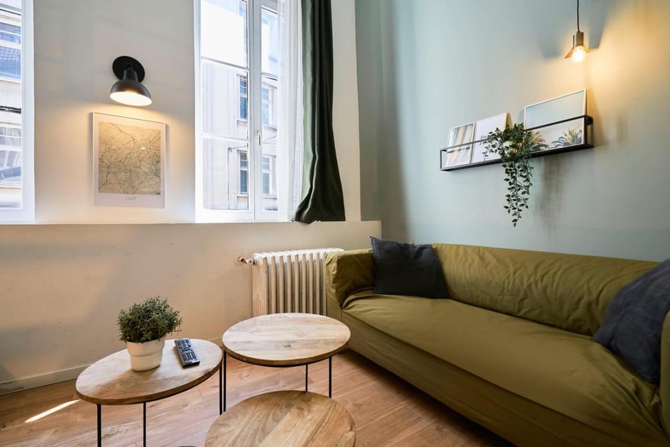 Lille Beaux Arts : studio équipé en mezzanine Apartment in Lille