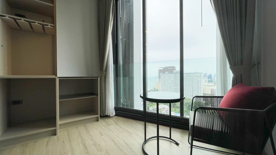 Living room, Seating area, Sea view
