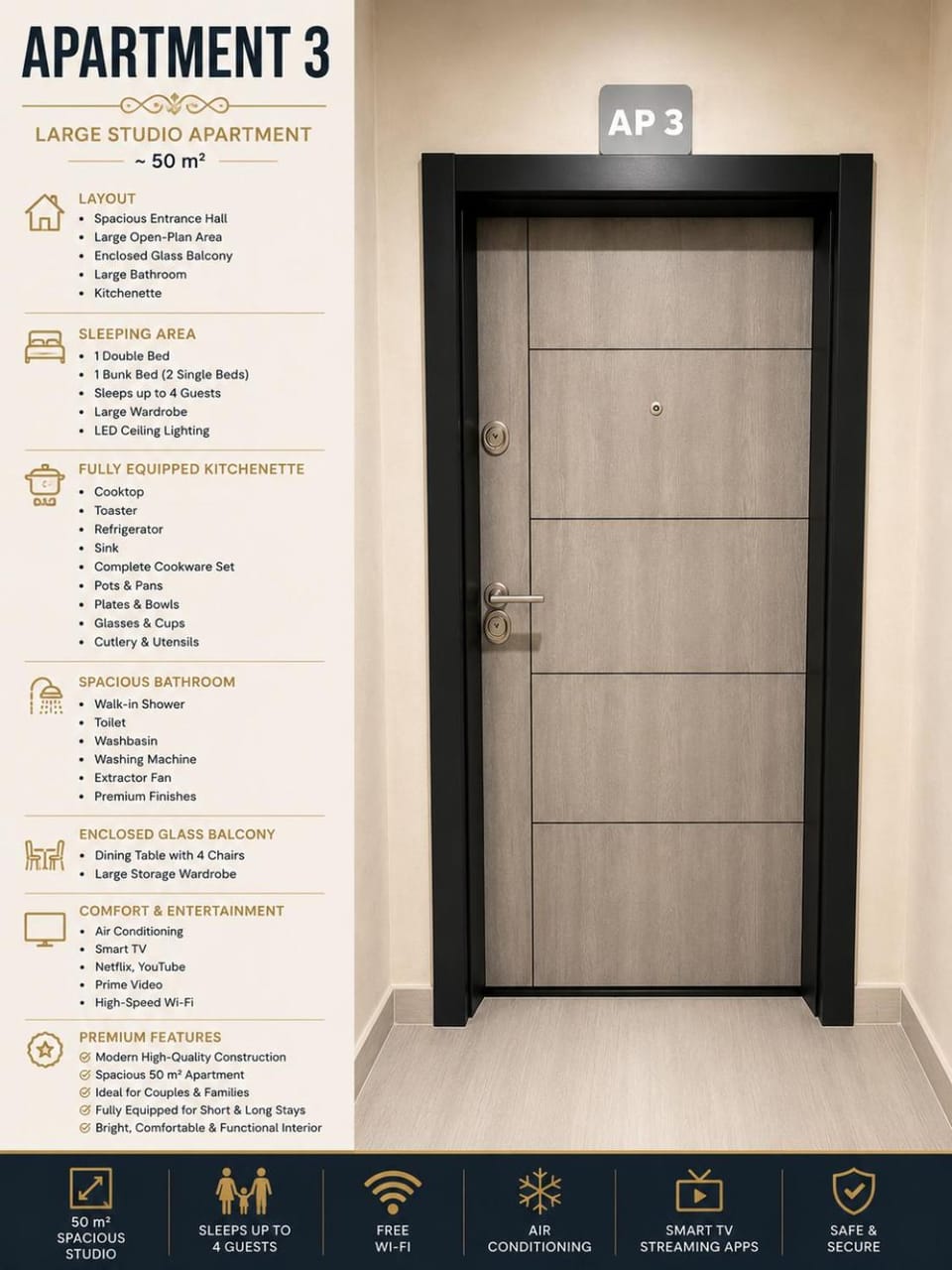 3 Apart-Hotel Suites - Qerret, Golem, Durres Apartment in Tirana County, Albania