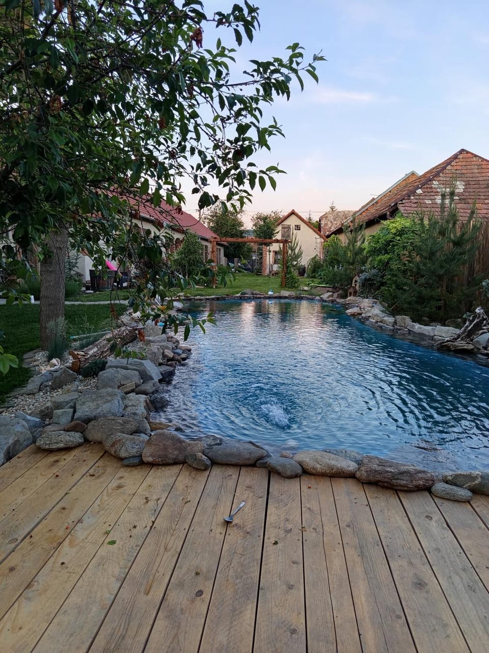 Property building, Pool view