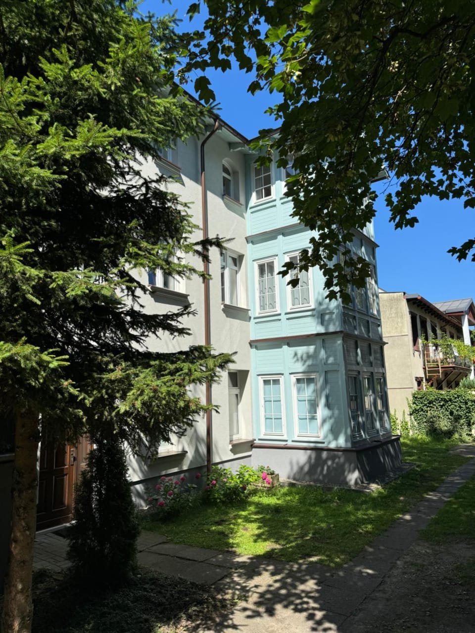 Property building, Day, Garden view