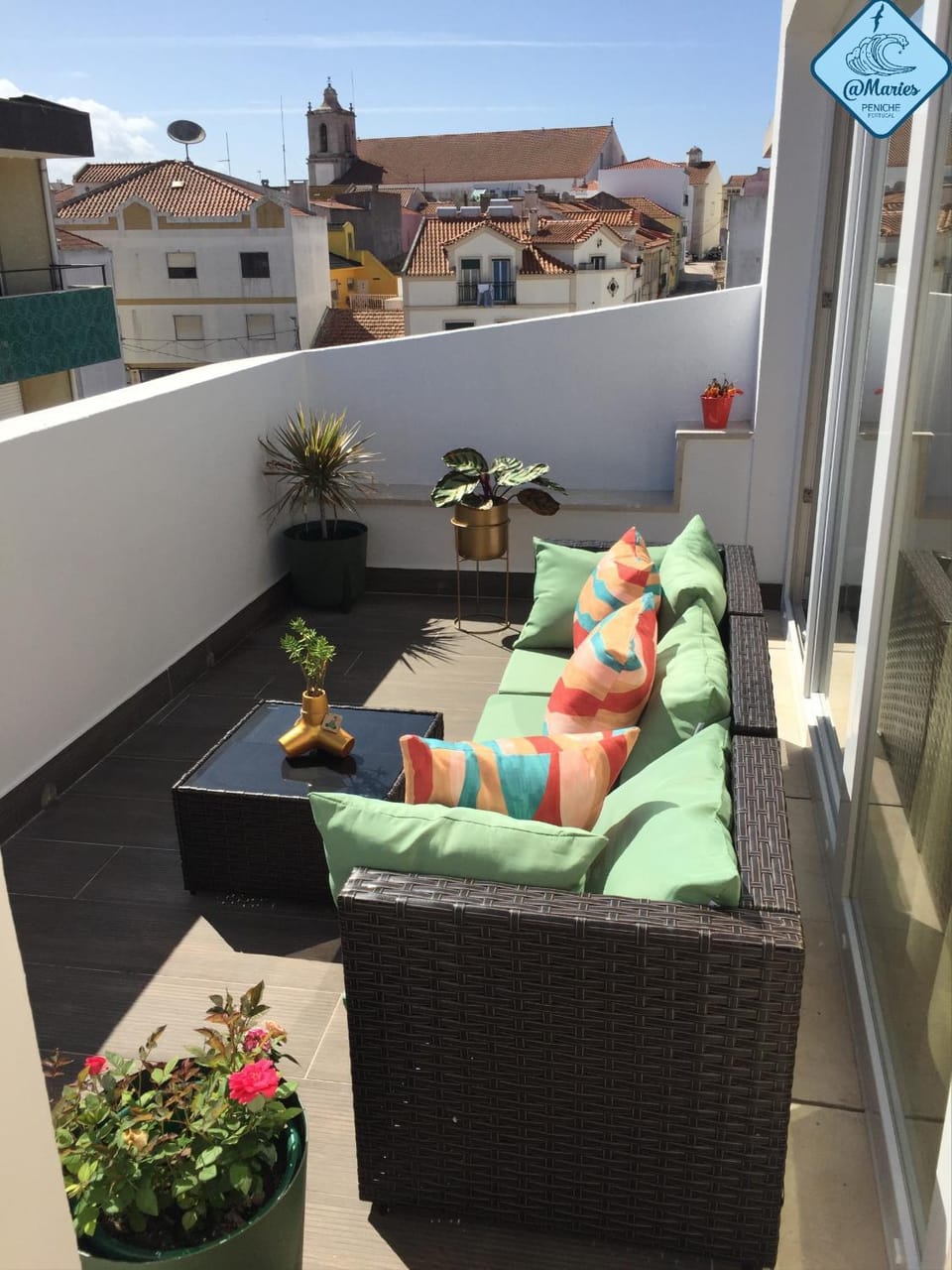 Patio, Bird's eye view, View (from property/room), Balcony/Terrace, Seating area, City view
