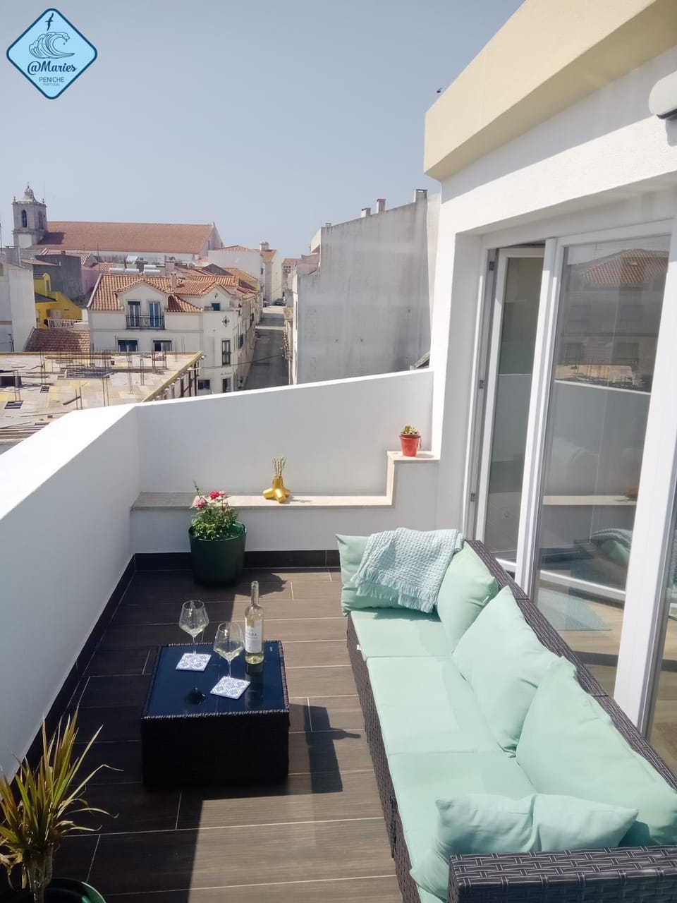 Patio, Bird's eye view, View (from property/room), Balcony/Terrace, Seating area, City view