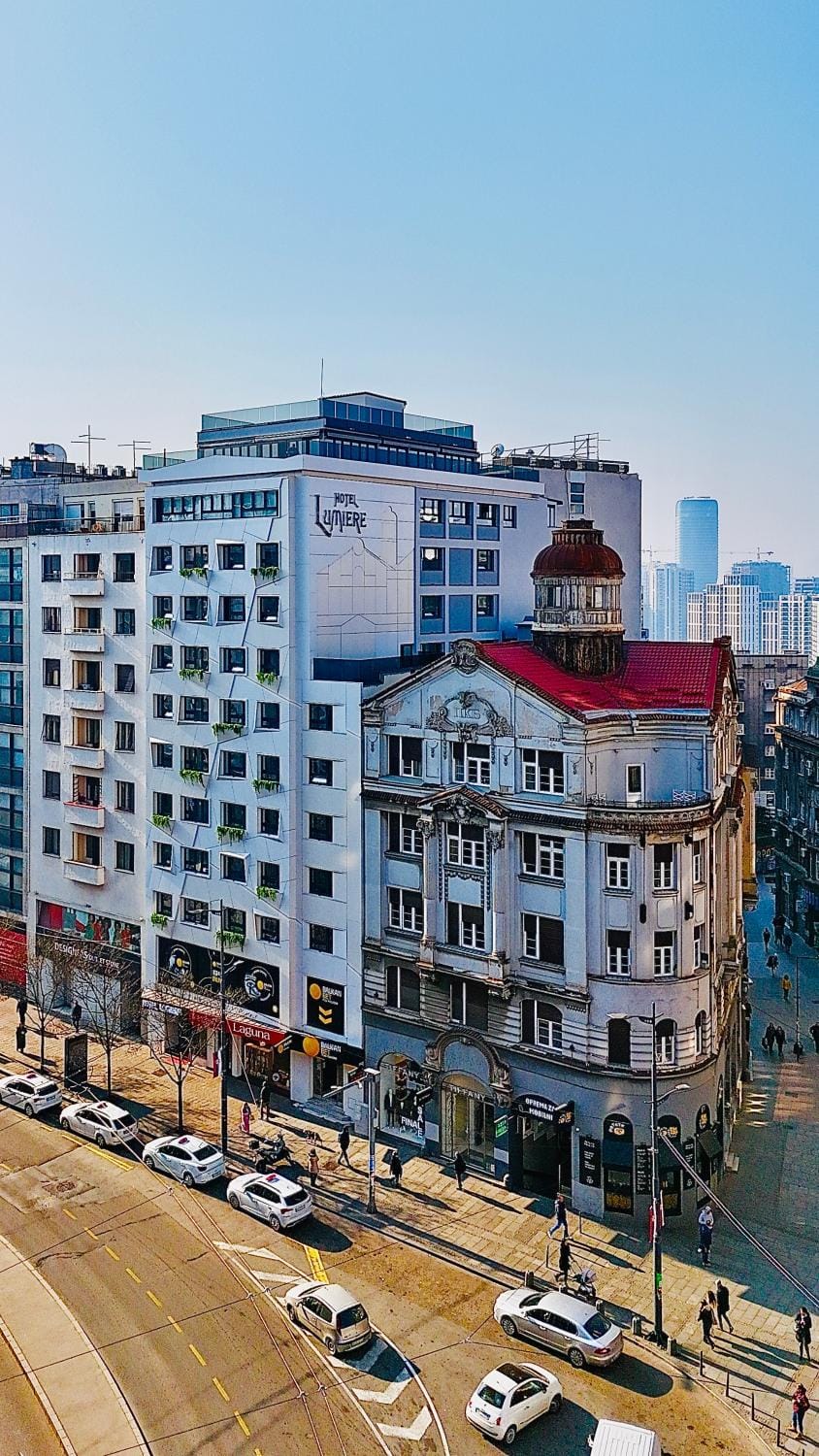 Property building, City view, Location