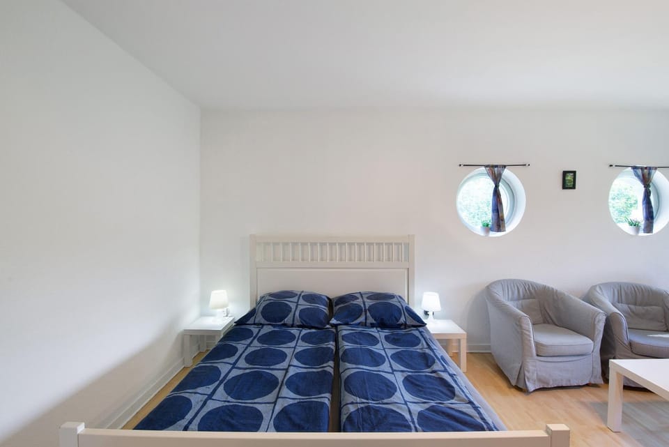 Property building, Living room, Bedroom