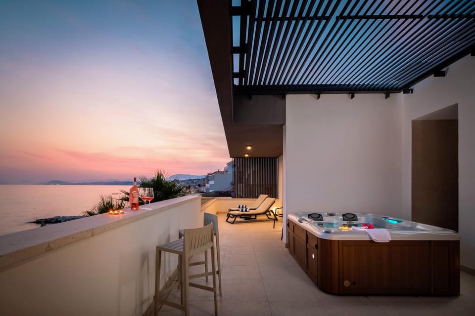 Balcony/Terrace, Sea view, Sunset
