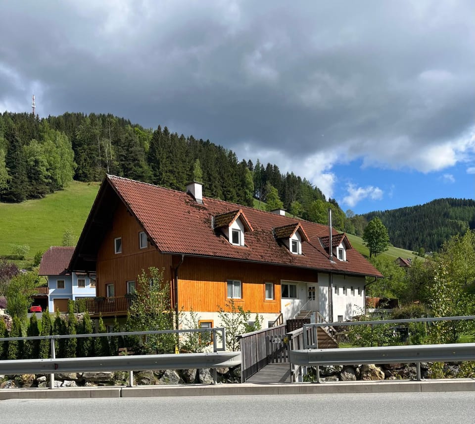 Property building, Natural landscape, Mountain view