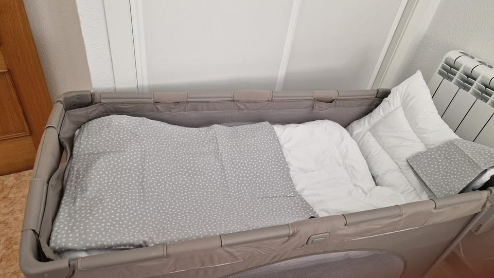 Bed, Bedroom, children, cot