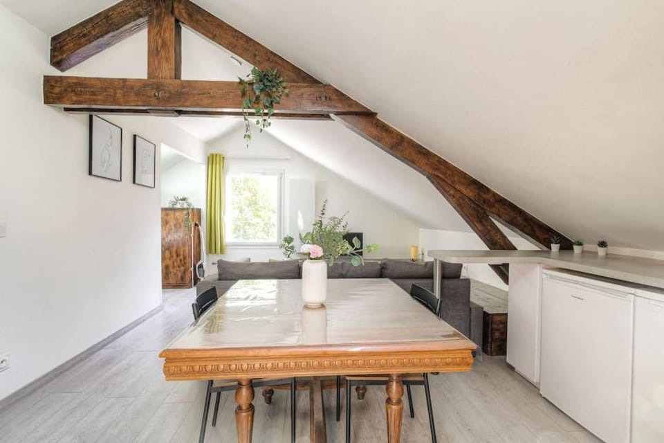 Loft charmant dans maison de ville, Villeurbanne Apartment in Villeurbanne