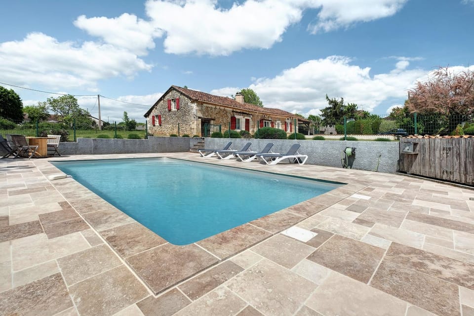 Property building, Living room, Swimming pool