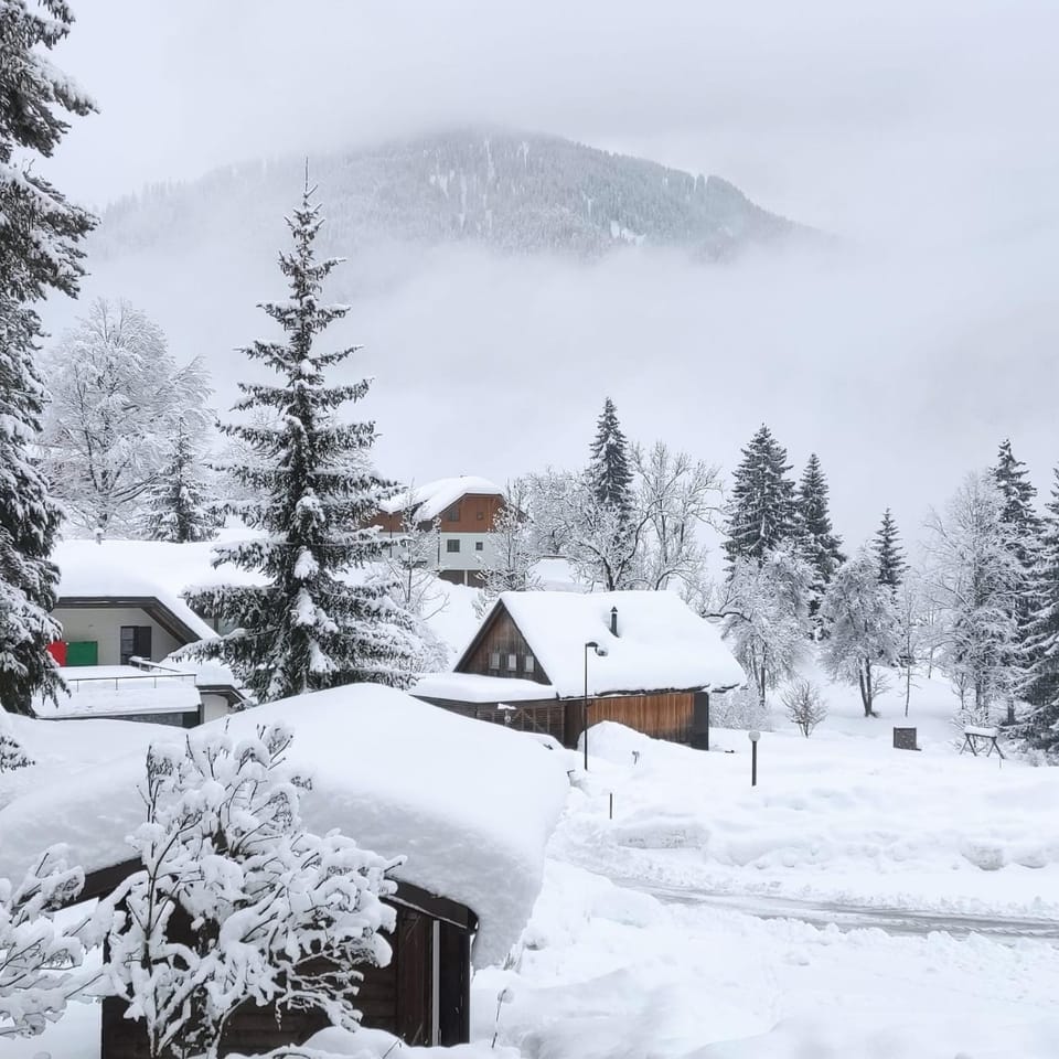 Natural landscape, Winter, Mountain view
