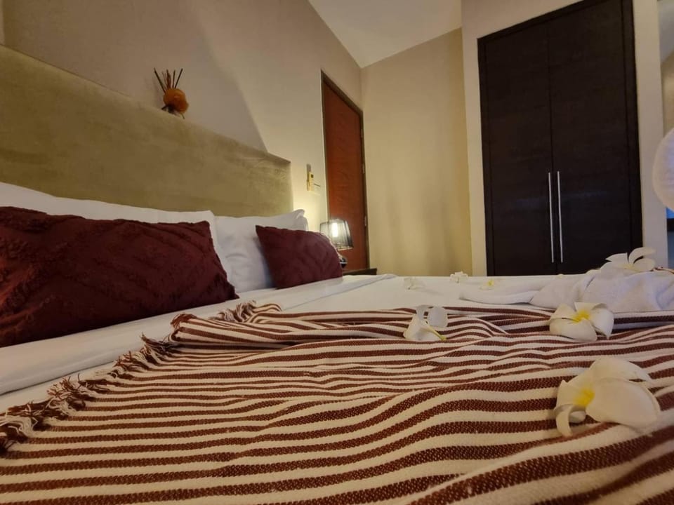 Bed, Photo of the whole room, Bedroom, towels, wardrobe