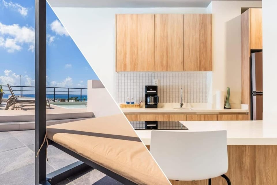 Coffee/tea facilities, View (from property/room), Balcony/Terrace, Kitchen or kitchenette, Dining area