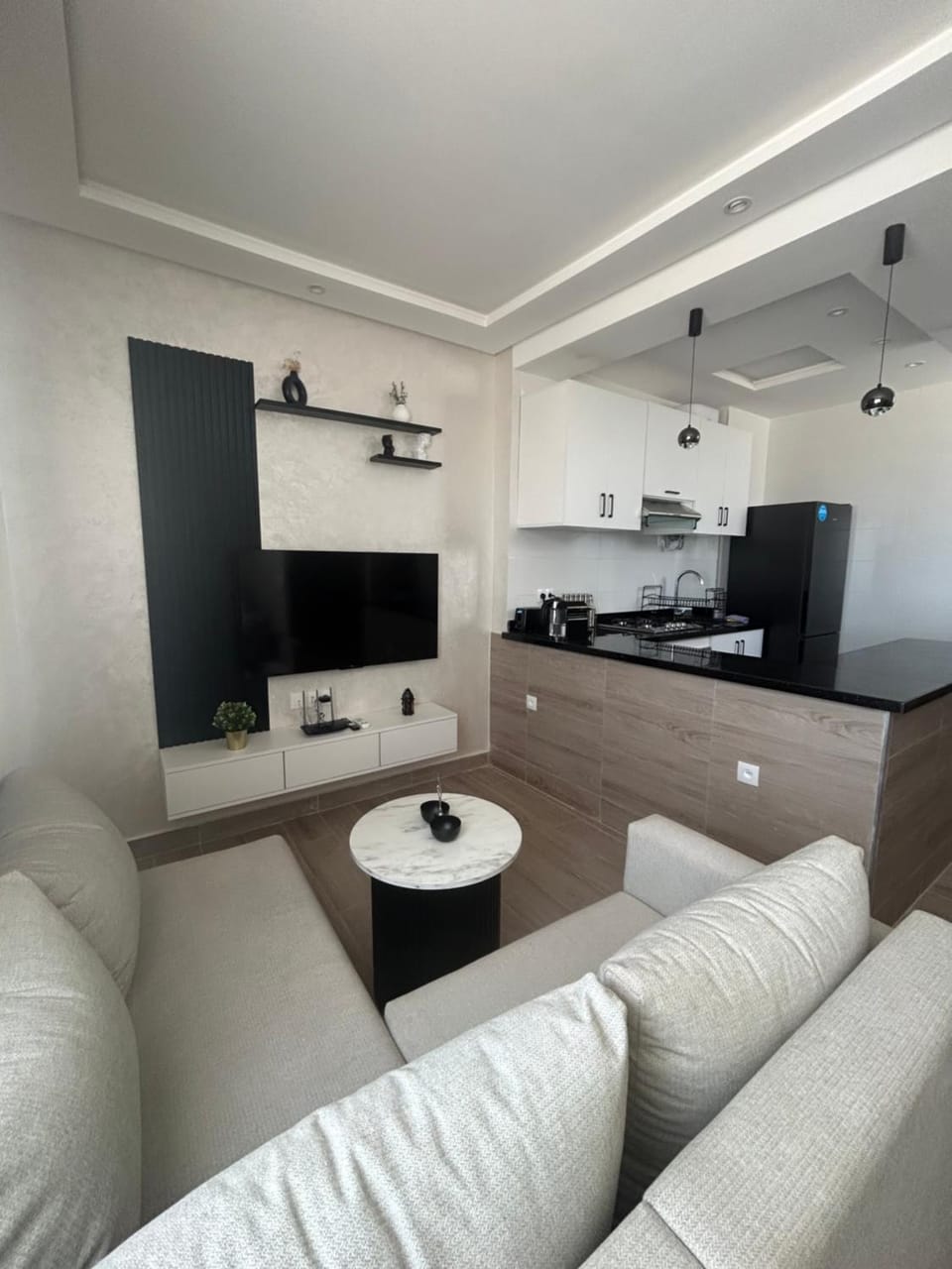 Splendide Studio au centre ville, avec une vue imprenable sur la marina de Tanger Apartment in Tangier