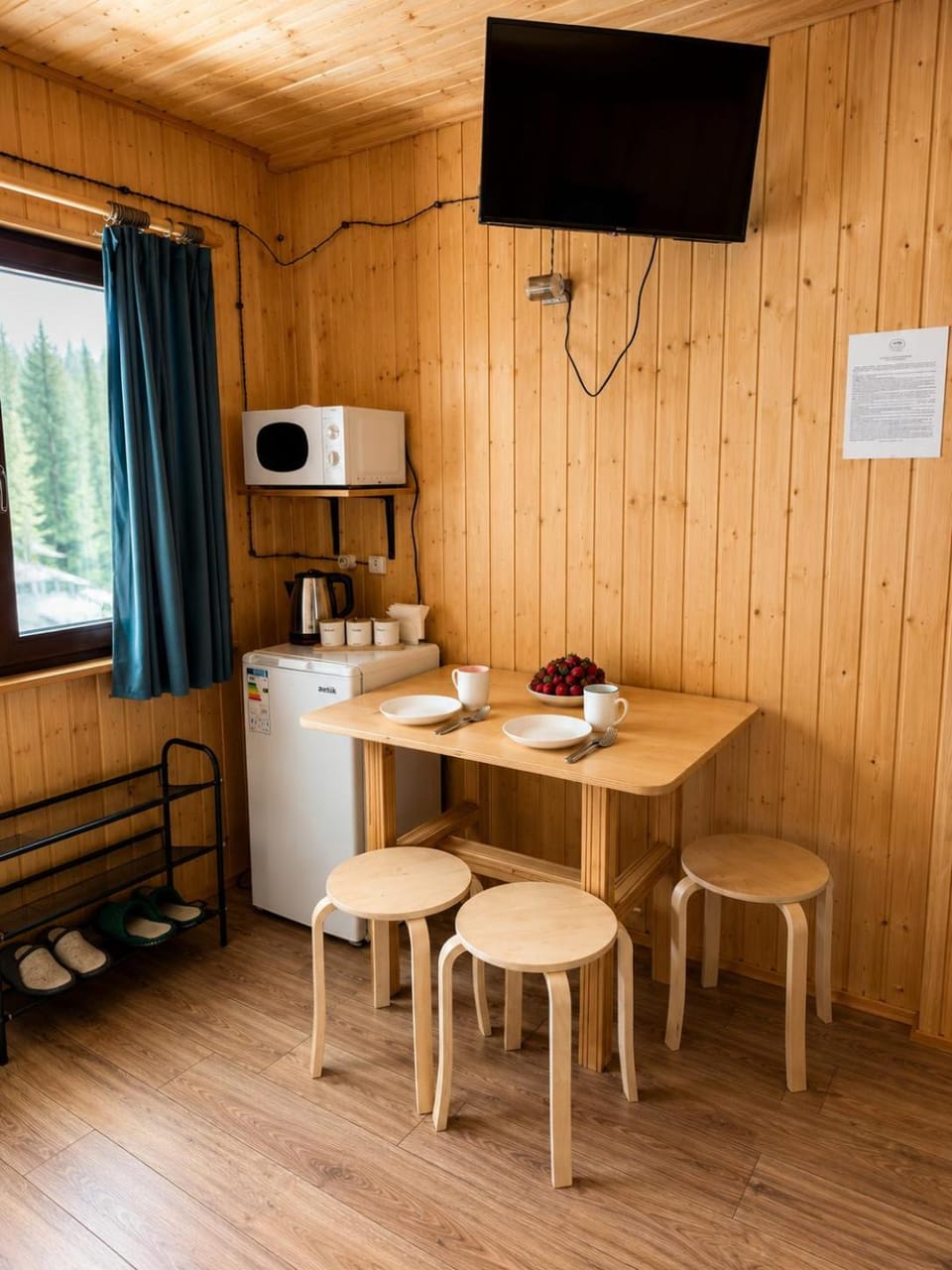 Kolsay Tanbalytas Wood panel house Inn in Almaty Region, Kazakhstan