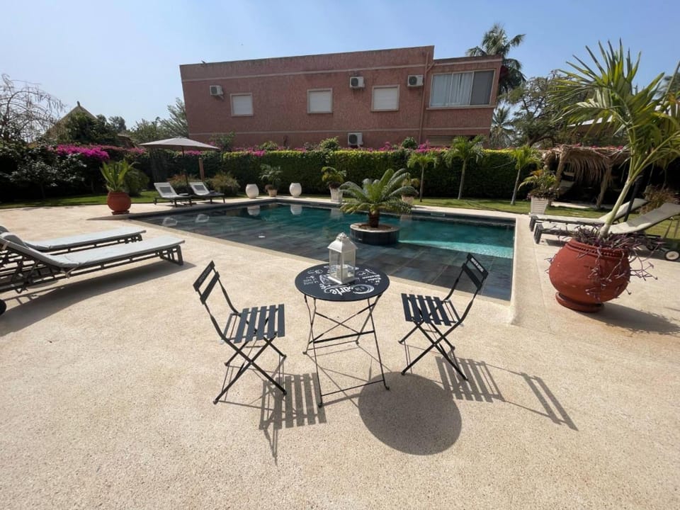 Patio, Garden, Garden view, Pool view, Swimming pool, sunbed