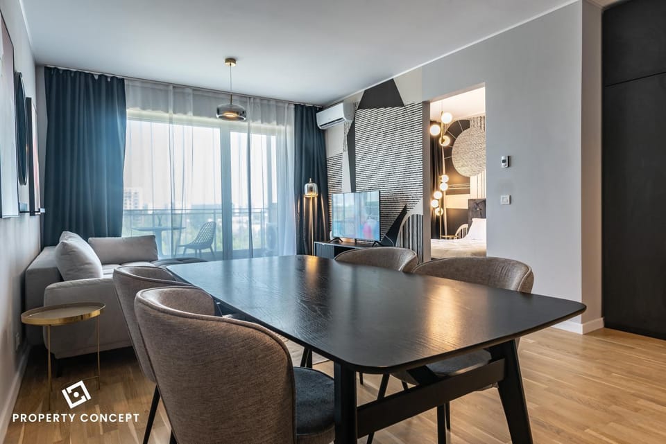 Living room, Seating area, Dining area