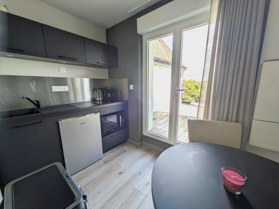 Kitchen or kitchenette, Dining area, oven, stove