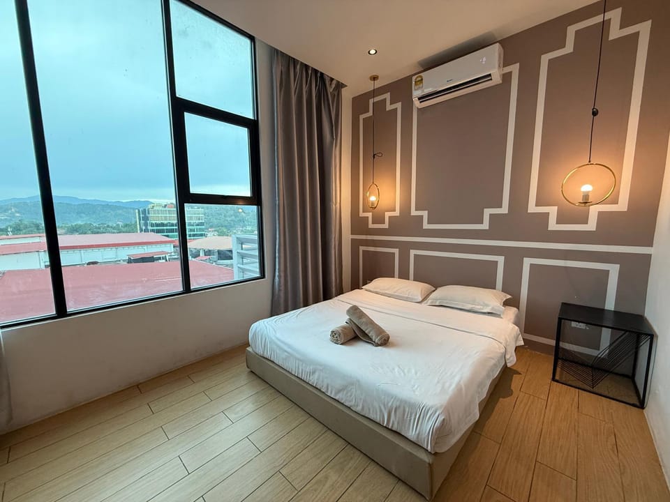Bedroom, air conditioner