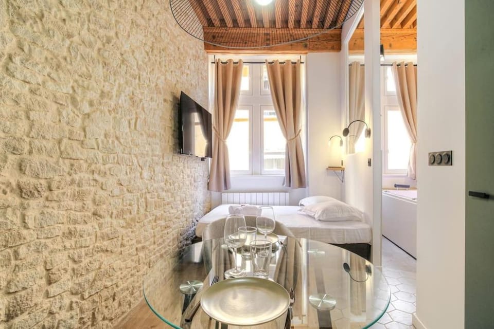 Studio de charme avec balnéo, coeur de Presqu'île Apartment in Lyon