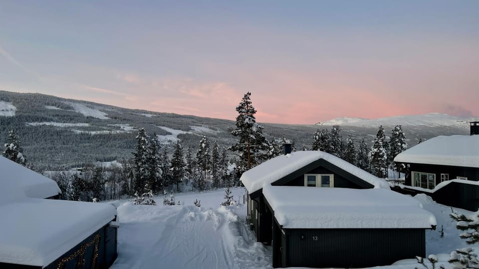 Modern cabin, great view, sunny, 2BA, 4BR Cabin in Viken, Norway