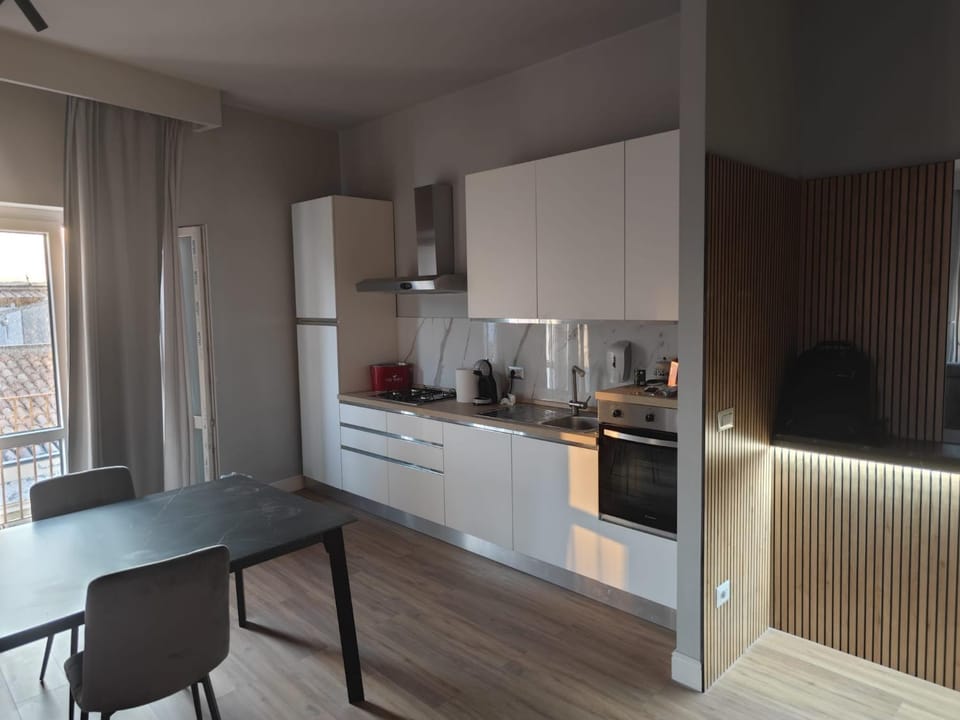 Kitchen or kitchenette, Dining area, oven, stove