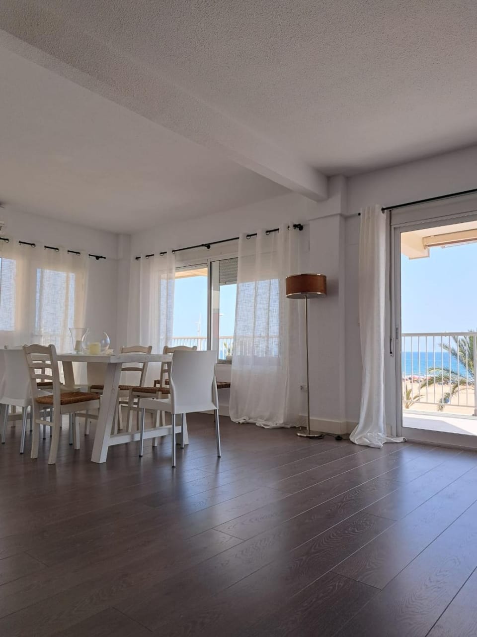 Living room, Dining area, Sea view