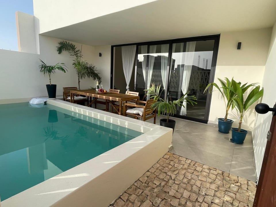 Patio, Day, Pool view, Swimming pool