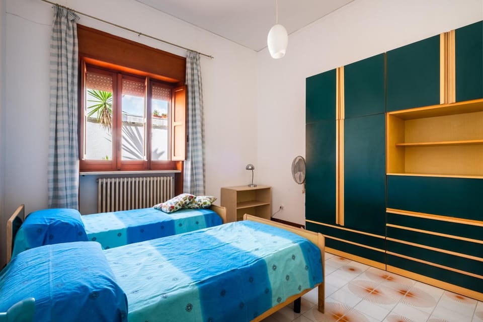 Property building, Living room, Bedroom
