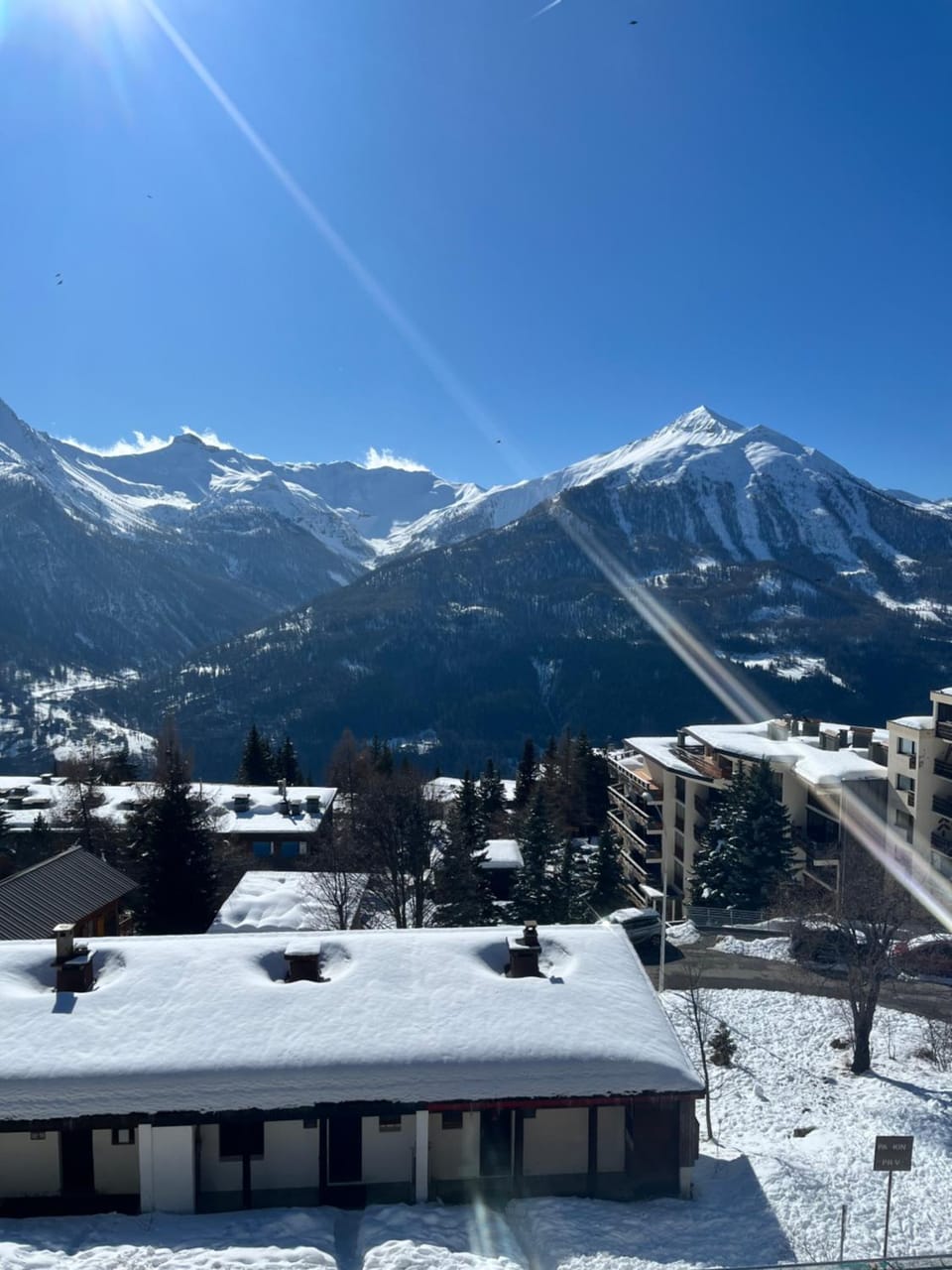 Day, Natural landscape, Winter, Mountain view