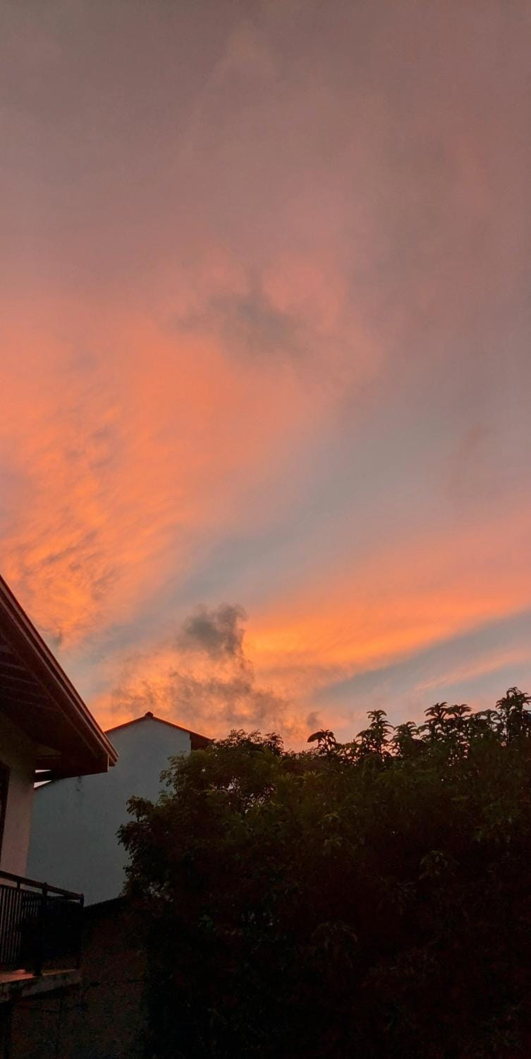 Natural landscape, Sunset