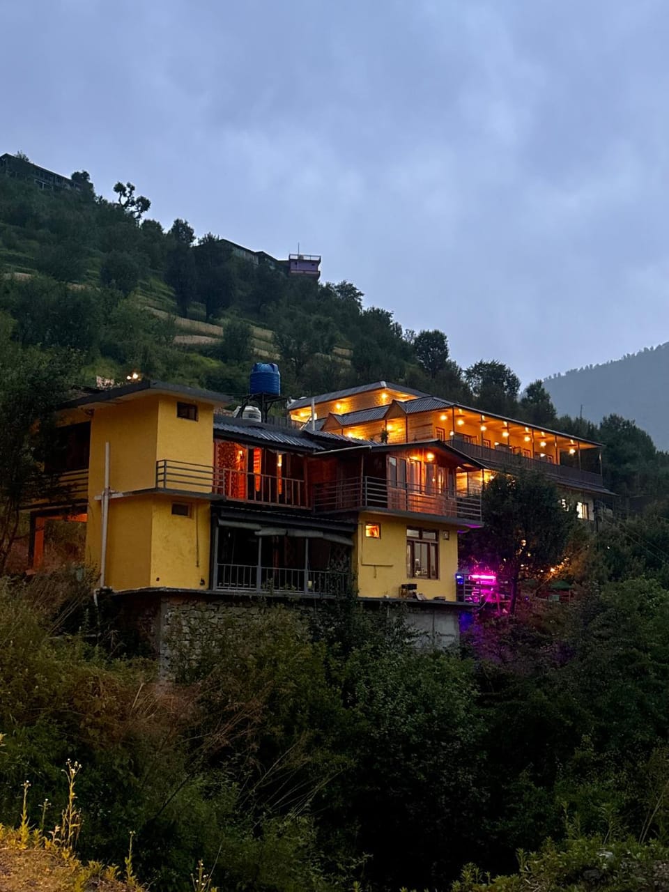 Property building, Natural landscape, Mountain view