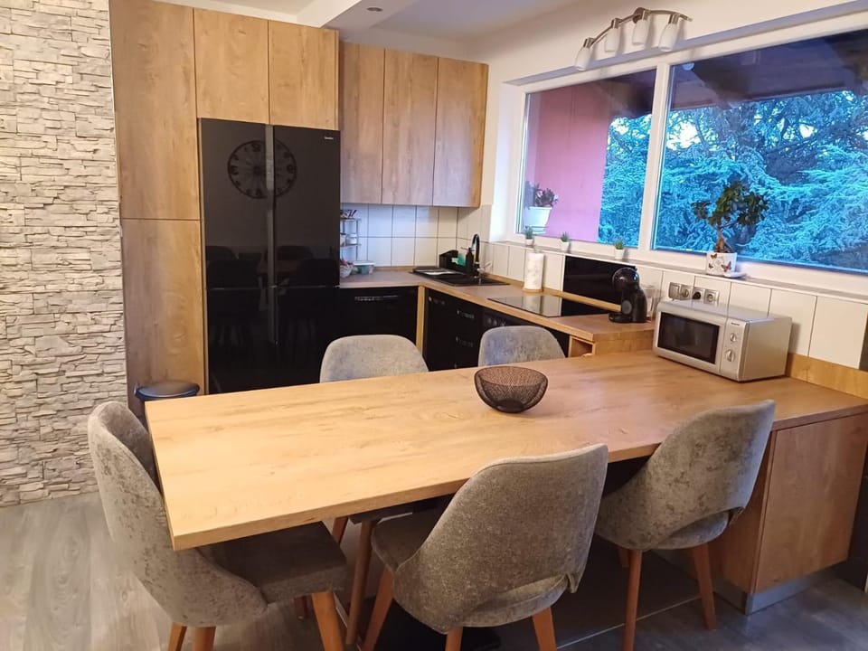 Kitchen or kitchenette, Dining area