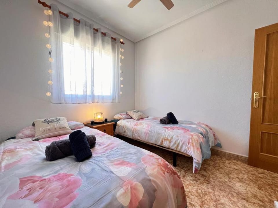 Bed, Bedroom, towels, wardrobe, air conditioner