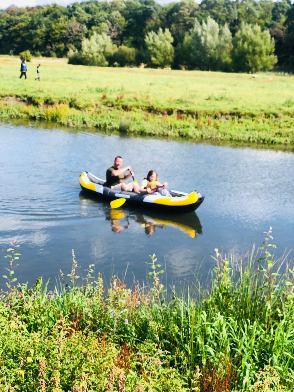 Hertford Farm riverside camping firepit bbq Campground/ 
RV Resort in Hertford