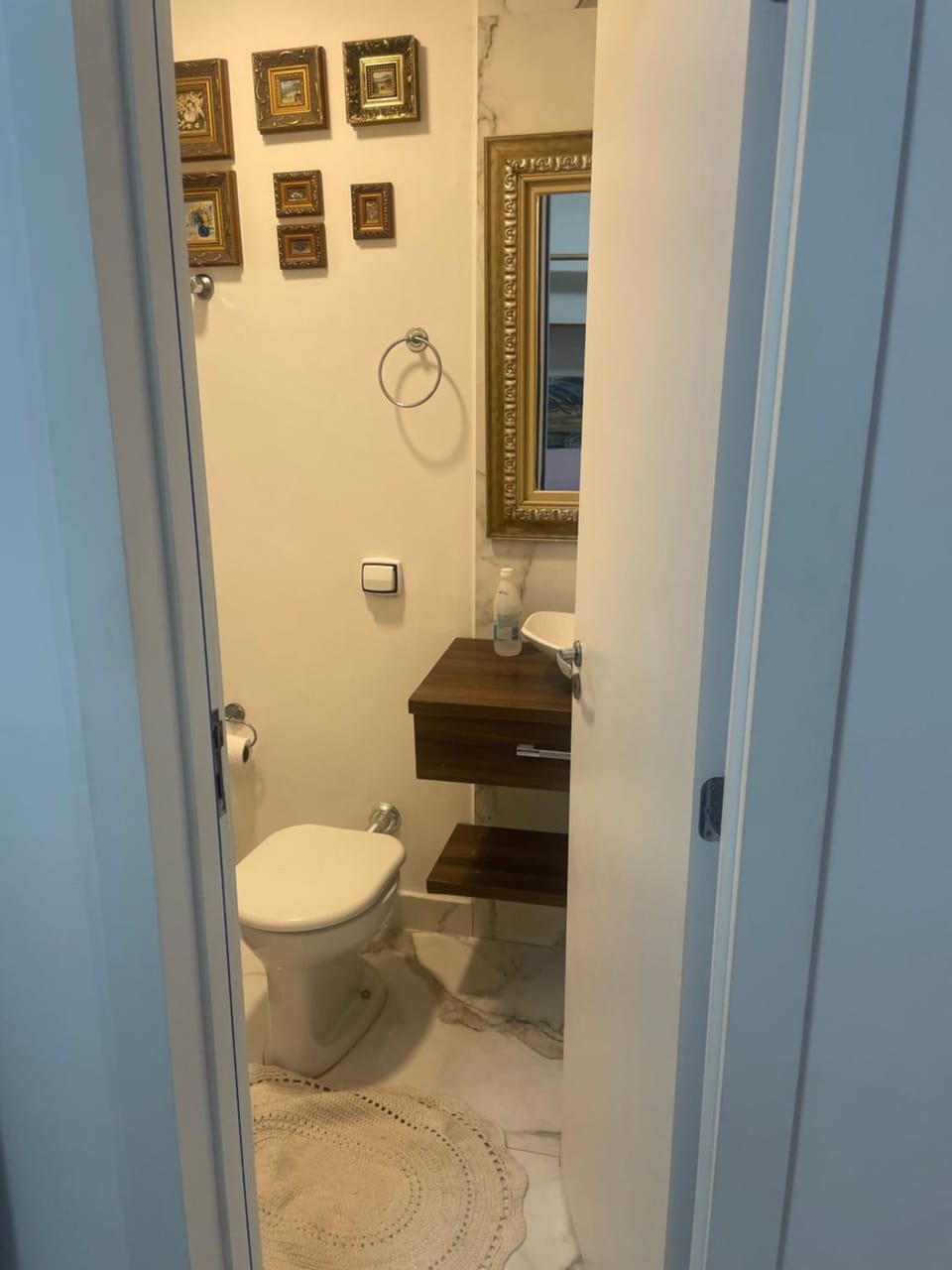 Sala living 809 Apartment in Santos