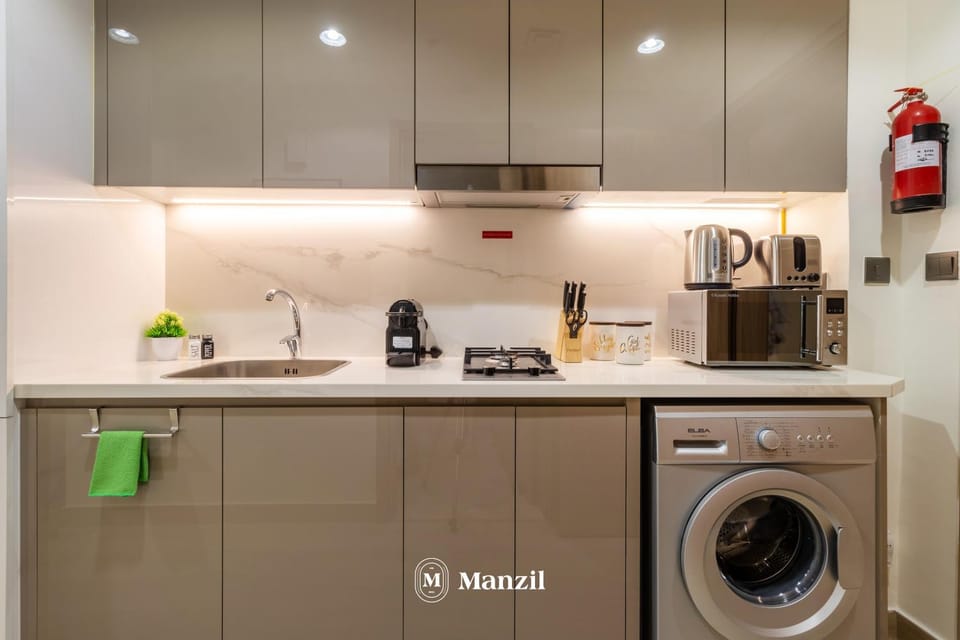 dishwasher, stove, toaster, washing machine