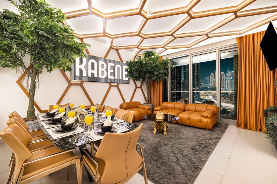 Kabene Exotic, Burj Khalifa & Fountain View, 5 Starts, 4 Bedroom, Best In Dubai Apartment in Dubai