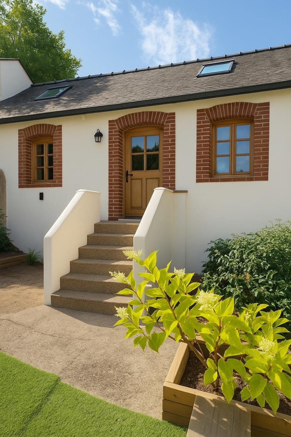 Property building, Garden